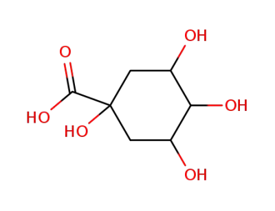 1,3,4,5-tetrahydroxy-cyclohexanecarboxylic acid