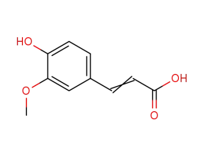 3-(4-hydroxy-3-methoxyphenyl)acrylic acid