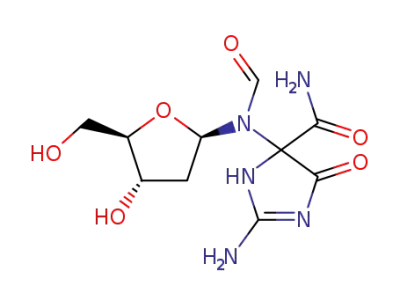 5-carboxamido-5-formamido-2-iminohydantion-2′-deoxyribonucleoside