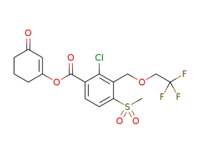 2-chloro-3-(2,2,2-trifluoroethoxy)methyl-4-methanesulfonylbenzoic acid 3-oxo-1-cyclohexenyl ester